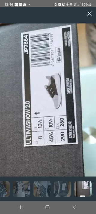 Adidas Ultimashow 2.0 Talla 45