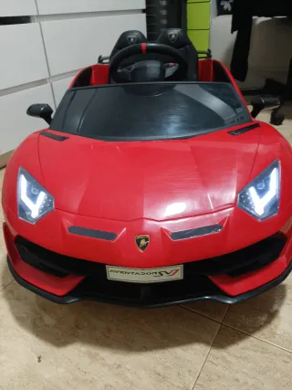 Coche Eléctrico Lamborghini svj Rojo