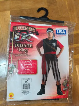 Disfraz Pirata Rey Niño Talla 5-7 años