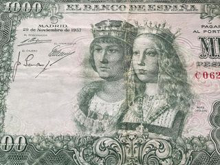 Billete 1000 Pesetas 1957 Reyes Católicos