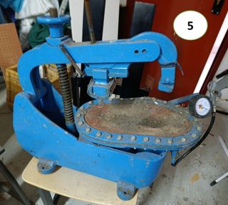 Prensa para suelas de zapato