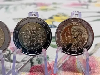 Lotto 5 Monete 2 Euro Commemorative