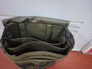 Cartera Militar Camuflaje Original