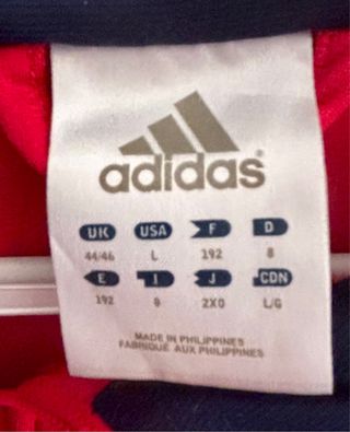 Chaqueta Adidas Training Roja Talla L
