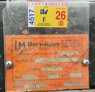 Remolque / Plataforma / Portacoches