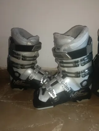 Botas de esquí Fischer y bolsa