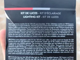 Kit Luces Bicicleta Lite 120+20