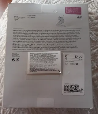 Medias premamá H&M Talla XL Negras