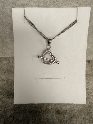 Gargantilla Corazón Flechado Plata 925