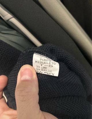 Chaqueta de punto azul Dieretti - Talla M