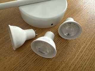 2 Lamparas de techo ikea + 6 luces Led