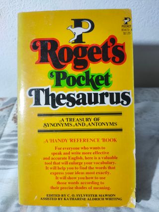 Roget's Pocket Thesaurus - Pocket Books (1946)