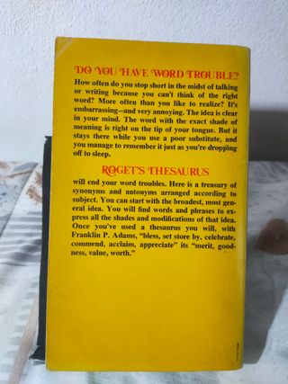 Roget's Pocket Thesaurus - Pocket Books (1946)