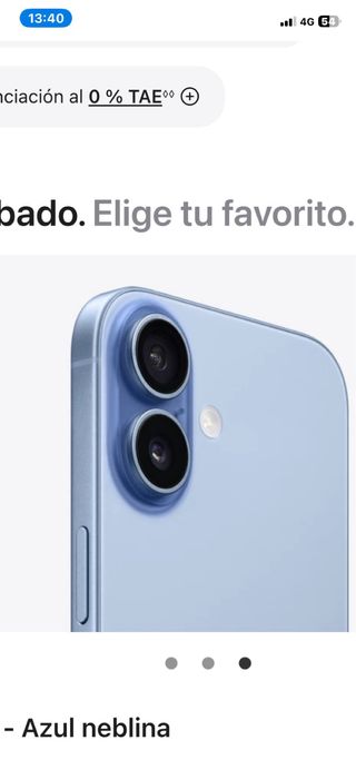 iPhone 17 azul de 256gb