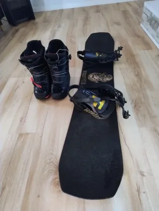 Snowboard y Botas