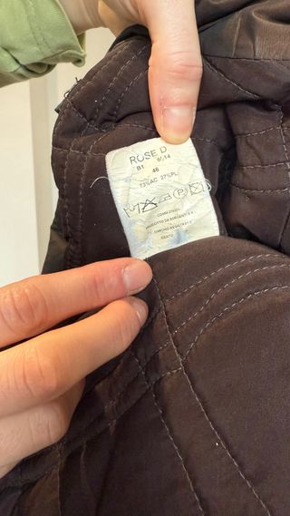 Giubbotto invernale Rose D. marrone imbottito