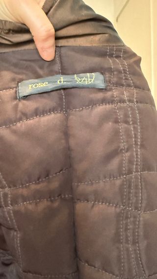 Giubbotto invernale Rose D. marrone imbottito