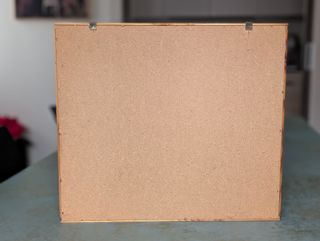 Mobiletto porta DVD/VHS in legno e metallo