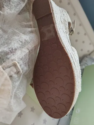 Sandalias Boho de Novia color crema