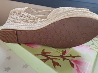 Sandalias Boho de Novia color crema