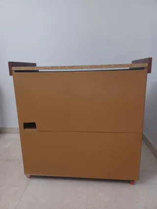 Mueble TV madera con cajones