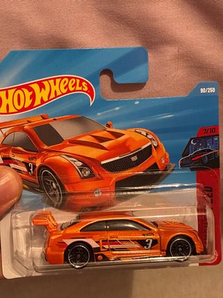 Hotwheels '16 Cadillac ATS-V R Naranja