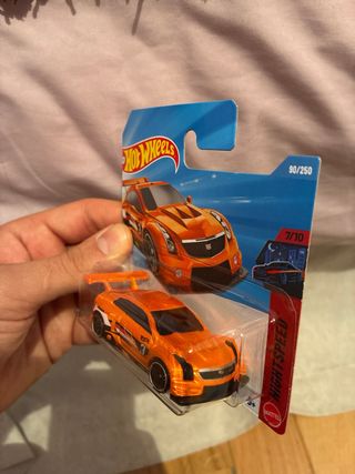 Hotwheels '16 Cadillac ATS-V R Naranja