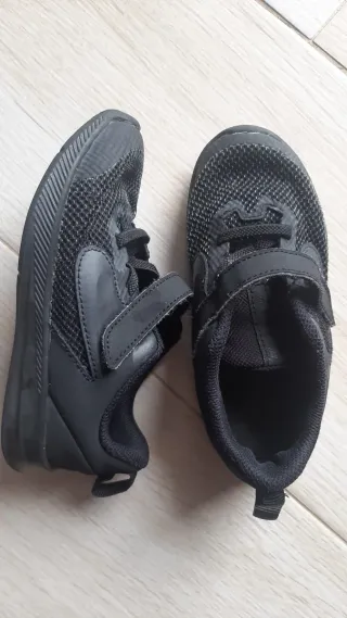 Zapatos Nike Negro Velcro Niños