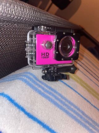 Cámara Acuática Rosa HD 1080p