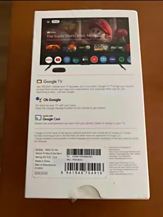 Xiaomi TV Box S 3ª Gen 4K - 32GB Edición Cinema