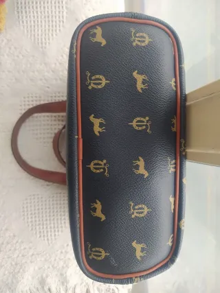 Bolso El Caballo Azul y Marrón