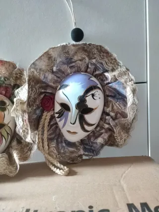 Máscaras Venecianas Decorativas Cerámica