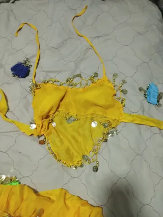 Disfraz Danza Árabe diademas y pulseras