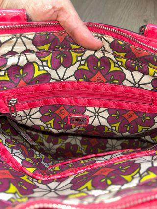 Bolso Guess Rosa y Rojo