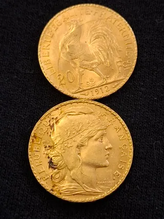 Moneda Oro 20 francos