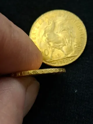 Moneda Oro 20 francos