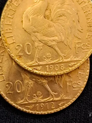 Moneda Oro 20 francos