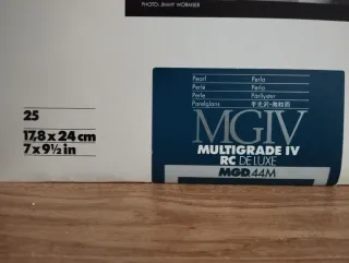 Papel Fotográfico ILFORD Multigrade IV RC