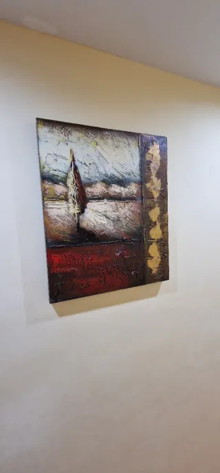 Cuadro Decorativo Metal y Piedra 8€ CADA UNO