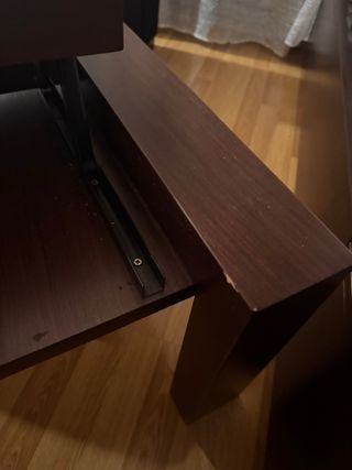 Mesa de centro elevable madera