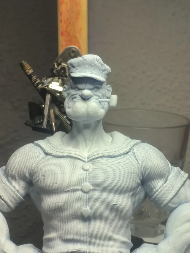 Figura Popeye el Marino para pintar