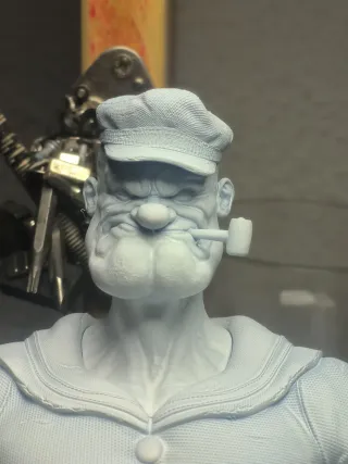 Figura Popeye el Marino para pintar