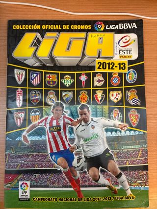 Álbum Liga BBVA 2012-2013 Panini 95% lleno