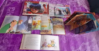 Lote infantil:libros + puzzles
