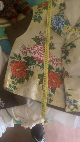 Traje de Fallero Marrón y Multicolor