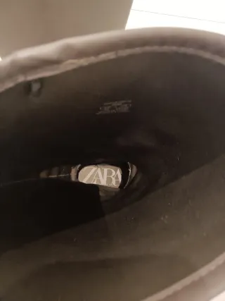 Botas de agua Zara verde oliva