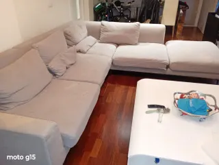 Sofá modular gris 3m x 2.80m