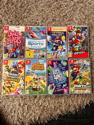 Juegos Nintendo Switch: Gang Beasts, Sports, Mario