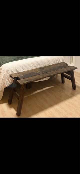 Banco in legno rustico