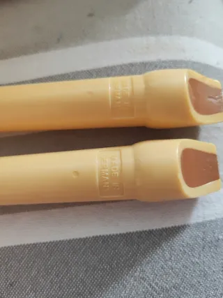 Lote de 3 flautas (2 de plástico, 1 metal)